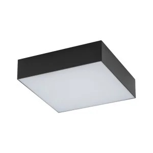 Фото светильник nowodvorski lid square led 25w, 3000k black (10425)