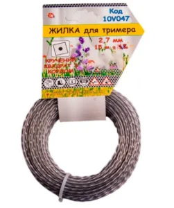 Леска для триммера VIROK двойная с кордом 2,7мм 15 м (10V047)
