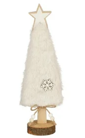 Фото украшение декоративное house of seasons елочка дерево белое (8720967048700)