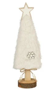 Прикраса декоративна House of Seasons Ялинка дерево біла (8720967048700)