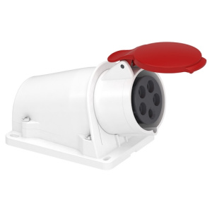 Розетка силова Schneider PratiKa 3Р+PЕ+N 16А 380В IP44 (PKF16W435)
