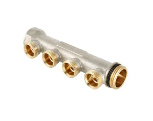 Колектор VALTEC EUROCONUS із зовнішнім різьбленням 1"x3/4" 4 виходи (VTc.500.NE.060504)