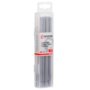 Комплект біт Intertool до викруток 10шт (VT-0073)