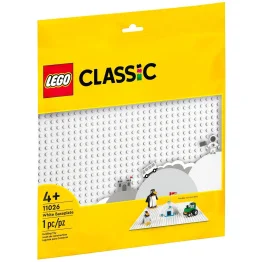 Конструктор Lego Classic Базовая пластина белого цвета 1 деталь (11026)