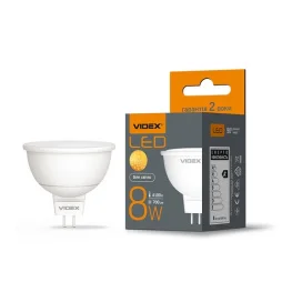 Фото лампа videx mr16e 8w gu5,3 4100k (vl-mr16e-08534)