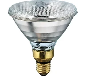 Фото рефлекторная лампа philips par38 ir 100w e27 230v cl прозрачная (90018209)
