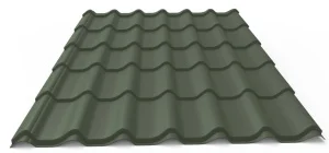 Металочерепиця PE Корея 0,45 Арсенал 15 RAL 6020