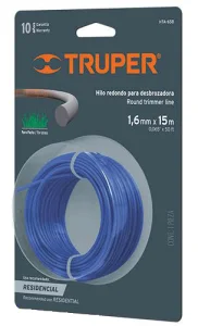 Леска для триммера TRUPER круглая 1/16 дюйма HTA-65B