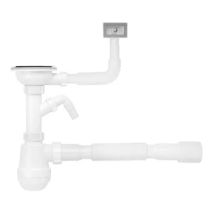 Сифон для кухонной мойки Kroner KRP KS02-1 3 1/2“х40/50мм (CV032075)