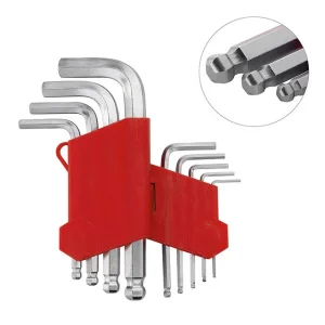 Набір ключів шестигранних із кулястим наконечником Intertool 9шт (HT-0605)