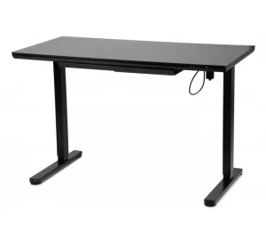 Фото регулируемый стол barsky standup black glass 1200x600мм (bst-11 new)