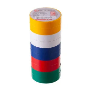 Стрічка ізоляційна Intertool кольорова 17х20m (IT-0024)