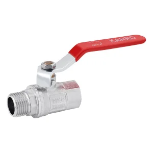 Кран кульовий Karro Standart+ 1/2“ ВЗ PN40 (KR-100049)