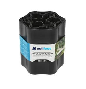  Бордюр газонний Cellfast хвилястий чорний 20смx9м (30-033H)
