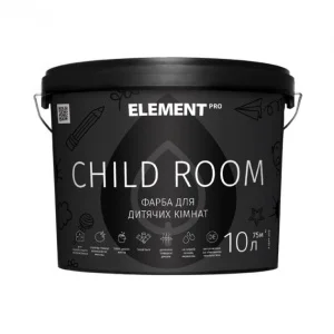 Краска интерьерная для детских комнат ELEMENT PRO CHILD ROOM 10 л белая