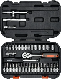 Набір головок торцевих STHOR 1/4" М35-14мм (58640)