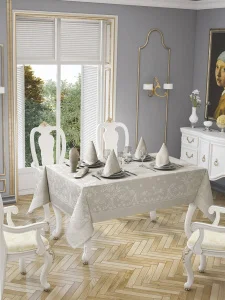 Фото скатерть jackline pano linen grey 9886-5 160х220см (tb_14003387)