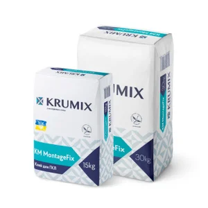 Клей для гіпсокартону KRUMIX MontageFix 30кг