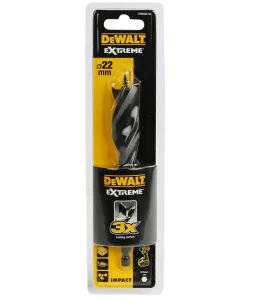 Свердло по дереву DEWALT спіральне 22x100x152мм (DT90242)