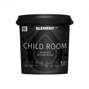 Фарба інтер'єрна для дитячих кімнат ELEMENT PRO CHILD ROOM 1 л біла