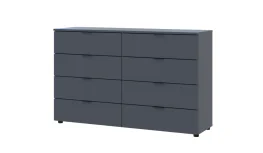 Фото комод doros рон 8 графит 8 ящичков 130х38х81 (41516173)
