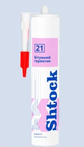 Герметик бітумний Shtock 310мл (10611107)