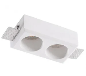Точковий врізний світильник KLOODI GU10 KD-GIPS SQ80x147 H50 IP20