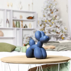Статуетка декоративна MVM DH-ST-06 Пес з кульки синя (DH-ST-06 DARK BLUE)