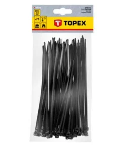 Хомути TOPEX 4,8x200мм 75шт (44E978)