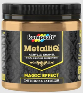 Эмаль акриловая Kompozit MetalliQ бронза 0,5кг