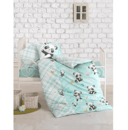     cotton box panda mint 100x150 (b_08007777)