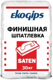 Шпаклевка гипсовая Ekogips Saten финишная 30кг