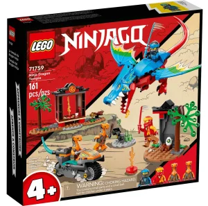 Фото конструктор lego ninjago храм ниндзя-дракона 161 деталь (71759)