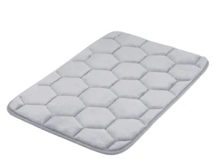 Килимок для ванної Bisk Silk сірий 40х60см (07054)