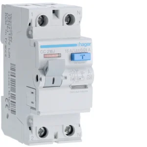 Пристрій захисного відключення Hager 2Pх16A 10 mA A (CC216J)