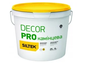 Штукатурка декоративна Siltek Dеcor Pro камінцева 1,5мм 25кг
