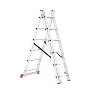 Сходи трисекційні розкладні Intertool 3х6 (LT-0306)