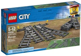 Конструктор Lego City Железнодорожные стрелки 8 деталей (60238)