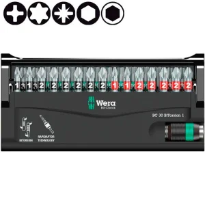 Набір біт з тримачем Wera 30шт (8820)