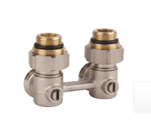 Кран кульовий SD Forte 3/4"х1/2" для радіатора нижній кутовий (SF250W15)