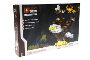 Фото конструктор light stax adventure с led подсветкой 140 элементов (ls-s12004)