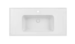 Раковина Qtap Albatross з донним клапаном 100х50х23см (QT01115100AW)