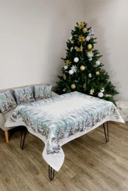 Фото скатерть гобеленовая прованс сказочные гномы 135х140см (038444)