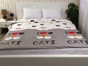 Фото комплект постельного белья руно му саt сатин евро (845.137к_my cat_1)