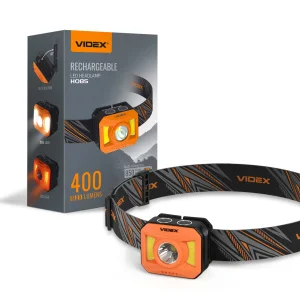 Фото налобный светодиодный фонарик videx vlf-h085-or