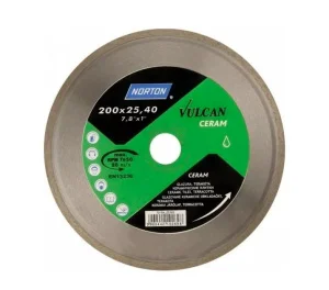 Диск алмазний по кераміці Norton Clipper Vulcan Tile 200x25,4мм (70V022)
