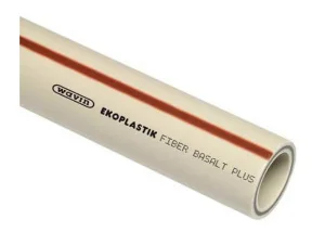 Труба поліпропіленова Wavin Fiber BASALT PLUS S 3,2 SDR7,4 PN28 63x8,6мм 4м (STRFB063TRCT)