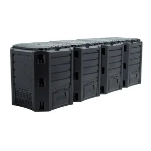 Компостер Prosperplast MODULE COMPOGREEN 1600л, чорний (5905197595443)