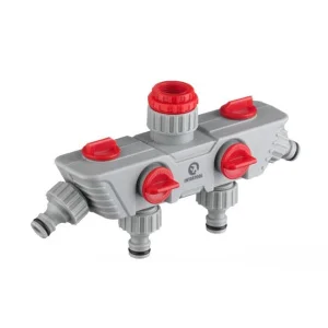 Распределитель 4-х канальный Intertool 1/2" РВ на входе 1/2", 3/4", 1" (GE-2004)