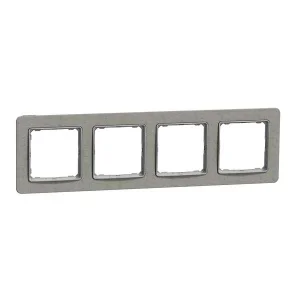 Рамка на чотири поста Schneider Sedna Elements SDD390804 бетон